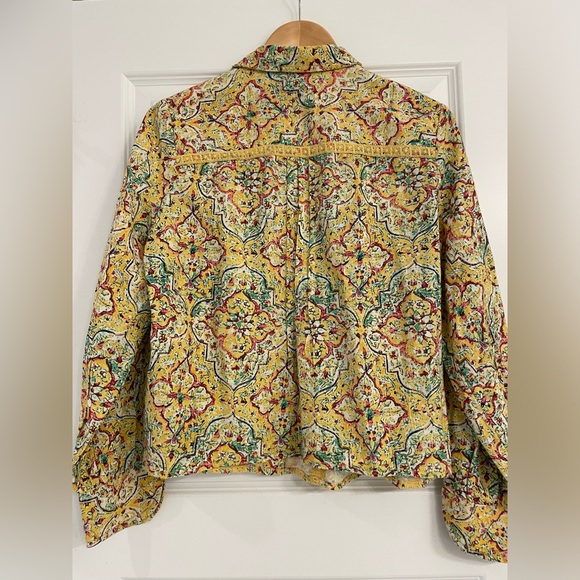 Anthropology Pilcro Pintuck Peasant Blouse, Size XS - Picture 11 of 13